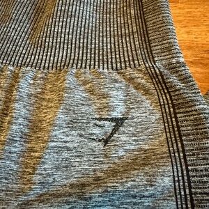 Gymshark Charcoal Ribbed Leggings